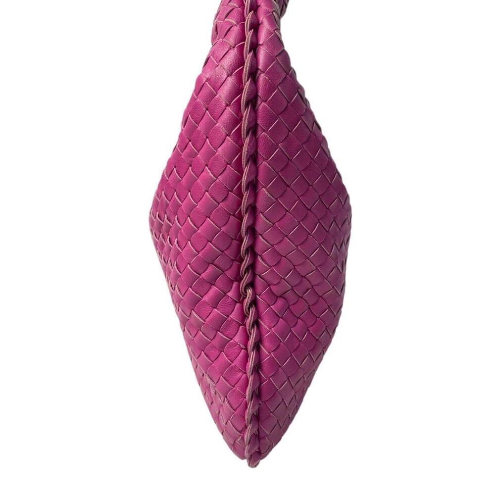 BOTTEGA VENETA Pink Intrecciato Shoulder Bag - Picture 3 of 16